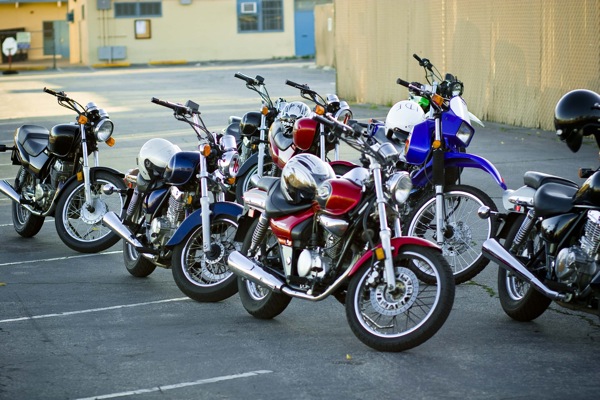 Motorcycles Used in Ride Rite Course